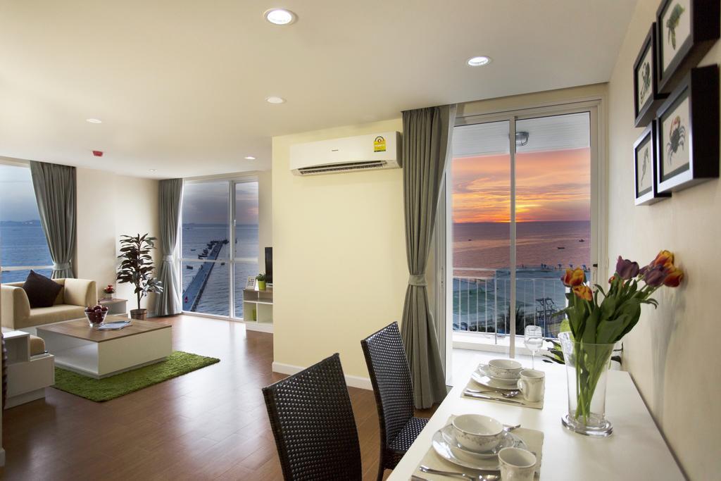 Bbg Seaside Luxurious Service Apartment Bang Saen Ruang foto